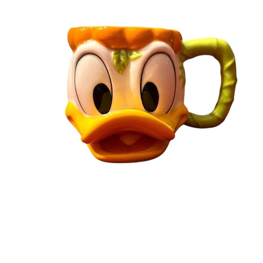 Disney Parks Donald Duck Halloween Pumpkin Jack O Lantern Mini Mug Cup